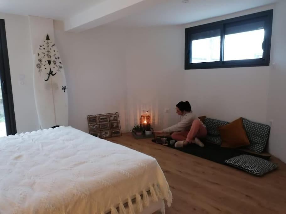 Maison Dharma A 5Km De La Plage Avec Sauna Mimizan-Plage Eksteriør bilde